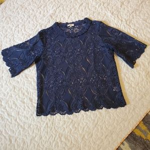 Large Umgee Lace Blouse